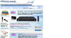 Desktop Screenshot of epvision.com